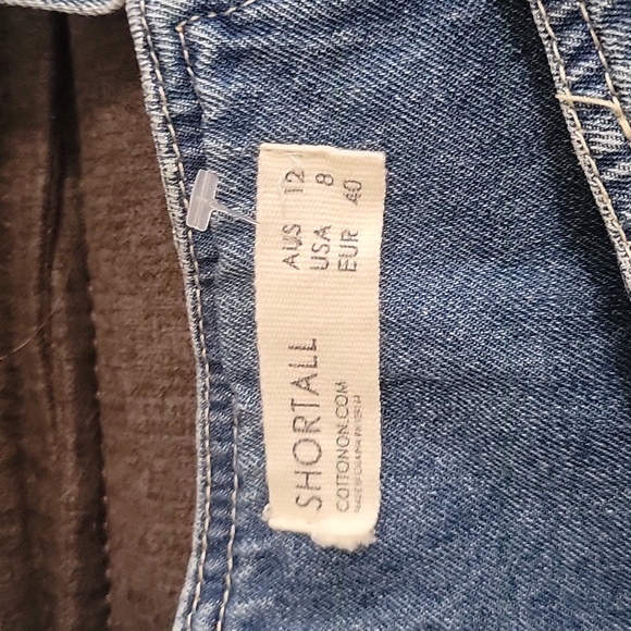 Cotton On Denim Overalls Size 8 - Picture 3 of 9